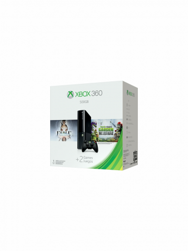 XBOX 360 Slim Stingray - herná konzola (500GB) + Fable Anniversary + Plants vs Zombies + 1 mesiac Xbox Live GOLD (X360)
