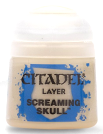Citadel Layer Paint (Screaming skull) - krycia farba, sivá