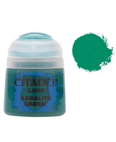 Citadel Layer Paint (Kabalite Green) - krycia farba, zelená