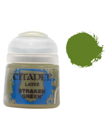 Citadel Layer Paint (Straken Green) - krycia farba, zelená