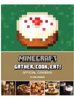 Kuchárka Minecraft - Gather, Cook, Eat! Official Cookbook