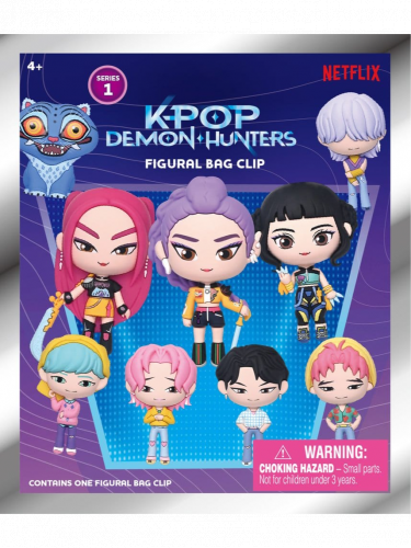 Klip na vrecká KPop Demon Hunters - Blind Box Series 1 (náhodný výber)
