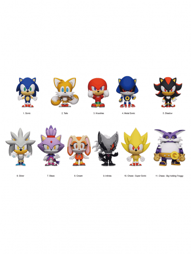 Klip na vrecká Sonic: The Hedgehog - Blind Box Series 1 (náhodný výber)