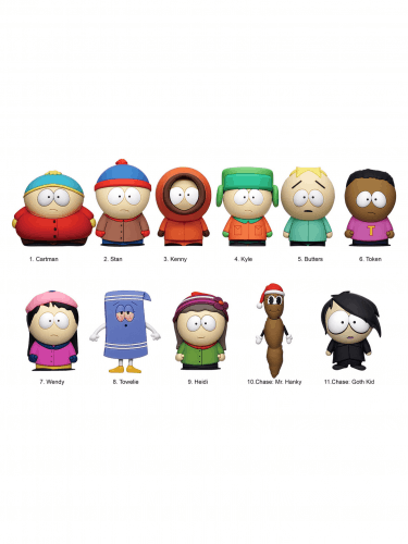 Klip na vrecká South Park – Blind Box Series 1 (náhodný výber)