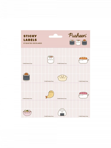 Popisovacie štítky Pusheen - Sushi Roll (samolepiace)