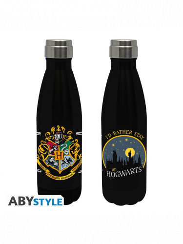 Fľaša na pitie Harry Potter - I'd Rather Stay at Hogwarts