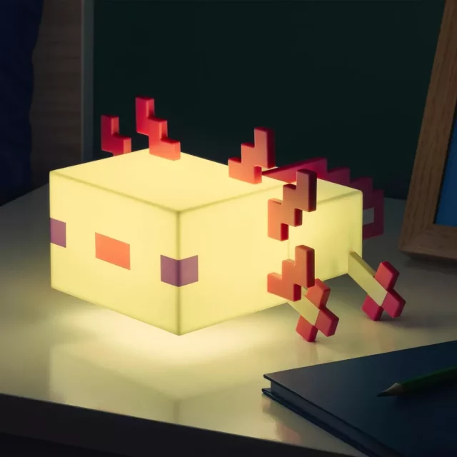 Lampička Minecraft - Axolotl (21 cm)