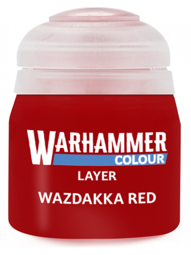 Warhammer Colour Layer Paint (Wazdakka Red) - krycia farba červená