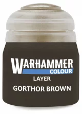 Citadel Layer Paint (Gorthor Brown) - krycia farba, hnedá