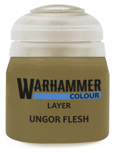 Warhammer Colour Layer Paint (Ungor Flesh) - krycia farba, hnedá
