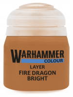 Warhammer Colour Layer Paint (Fire Dragon Bright) - krycia farba, oranžová