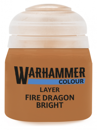 Warhammer Colour Layer Paint (Fire Dragon Bright) - krycia farba, oranžová