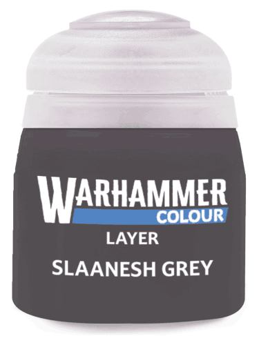 Warhammer Colour Layer Paint (Slaanesh Grey) - krycia farba, šedá