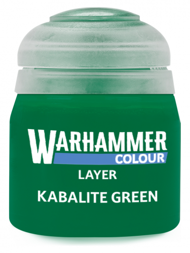 Warhammer Colour Layer Paint (Kabalite Green) - krycia farba, zelená