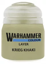 Citadel Layer Paint (Krieg Khaki) - krycia farba, zelená