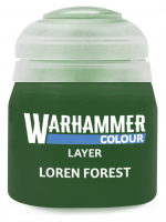Warhammer Colour Layer Paint (Loren Forest) - krycia farba, zelená