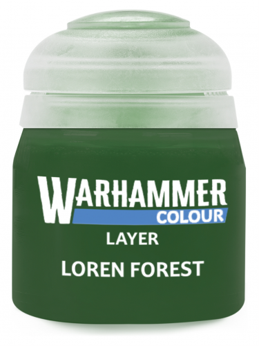 Warhammer Colour Layer Paint (Loren Forest) - krycia farba, zelená