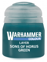 Warhammer Colour Layer Paint (Sons of Horus Green) - krycia farba, zelená