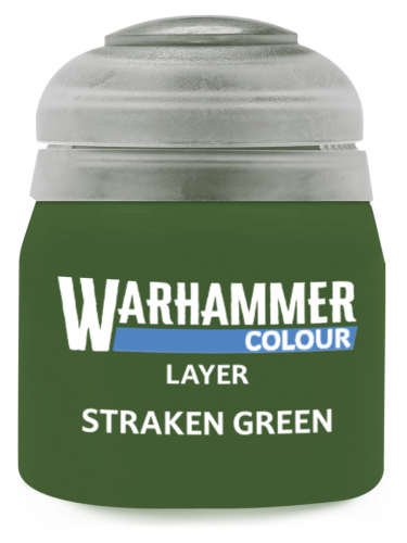 Warhammer Colour Layer Paint (Straken Green) - krycia farba, zelená