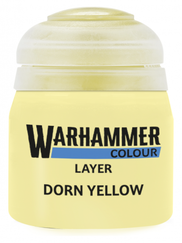 Warhammer Colour Layer Paint (Dorn Yellow) - krycia farba, žltá