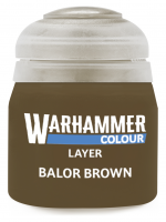 Warhammer Colour Layer Paint (Balor Brown) - krycia farba, hnedá