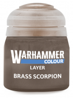 Warhammer Colour Layer Paint (Brass Scorpion) - krycia farba, hnedá 