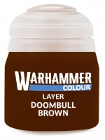 Warhammer Colour Layer Paint (Doombull Brown) - krycia farba, hnedá
