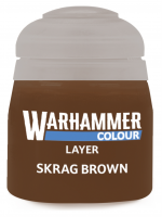 Warhammer Colour Layer Paint (Skrag Brown) - krycia farba, hnedá