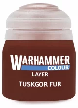 Warhammer Colour Layer Paint (Tuskgor Fur) - krycia farba hnedá