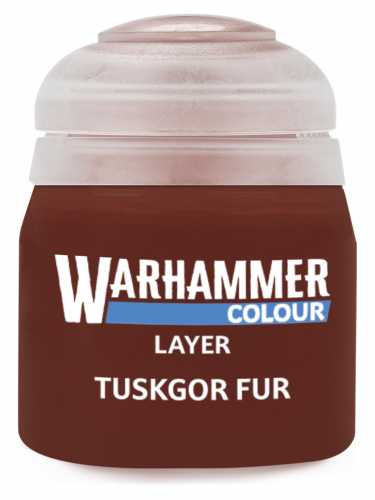 Warhammer Colour Layer Paint (Tuskgor Fur) - krycia farba hnedá