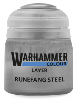 Warhammer Colour Layer Paint (Runefang Steel) - krycia farba, oceľová