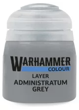 Warhammer Colour Layer Paint (Administratum Grey) - krycia farba, šedá