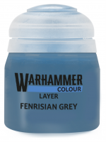 Warhammer Colour Layer Paint (Fenrisian Grey) - krycia farba, šedá