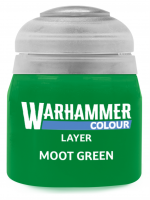 Warhammer Colour Layer Paint (Moot Green) - krycia farba, zelená 