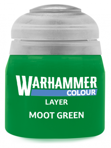 Warhammer Colour Layer Paint (Moot Green) - krycia farba, zelená