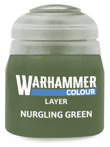 Warhammer Colour Layer Paint (Nurgling Green) - krycia farba, zelená