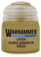 Warhammer Colour Layer Paint (Auric Armour Gold) - krycia farba, zlatá