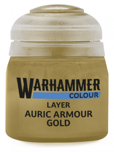 Warhammer Colour Layer Paint (Auric Armour Gold) - krycia farba, zlatá