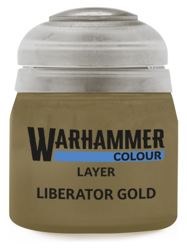 Warhammer Colour Layer Paint (Liberator Gold) - krycia farba, zlatá