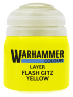 Warhammer Colour Layer Paint (Flash Gitz Yellow) - krycia farba, žltá