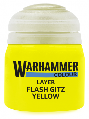 Warhammer Colour Layer Paint (Flash Gitz Yellow) - krycia farba, žltá