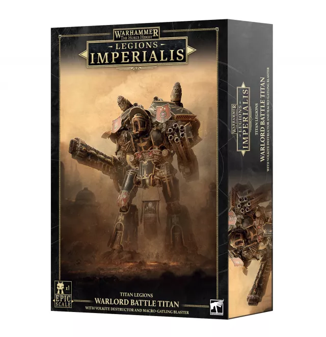 Warhammer: Horus Heresy - Legions Imperialis - Titan Legions - Warlord Titan with Volkite Destructor and Macro-gatling Blaster - Stolová hra