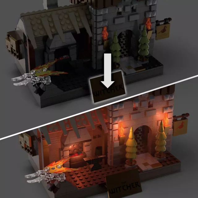Stavebnica Zaklínač - Geralt's Griffin Hunt (Mega Construx)