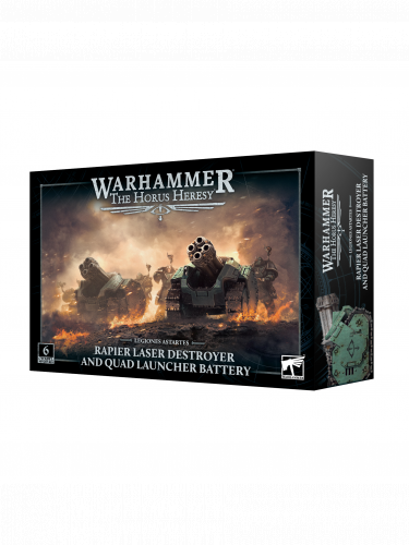 Warhammer: Horus Heresy - Legiones Astartes - Rapier Laser Destroyer and Quad Launcher Battery (6 figúrok)
