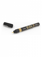Farbiaca fixka AK - Gold metallic liquid marker (zlatá)