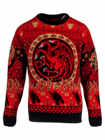 Vianočný sveter Game of Thrones - Targaryen Logo Jumper (veľkosť XL)