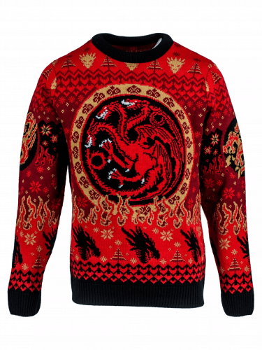 Vianočný sveter Game of Thrones - Targaryen Logo Jumper