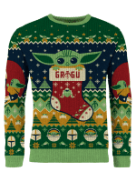 Vianočný sveter Star Wars - Baby Yoda Jumper (veľkosť XXL)