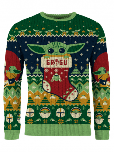 Vianočný sveter Star Wars - Baby Yoda Jumper
