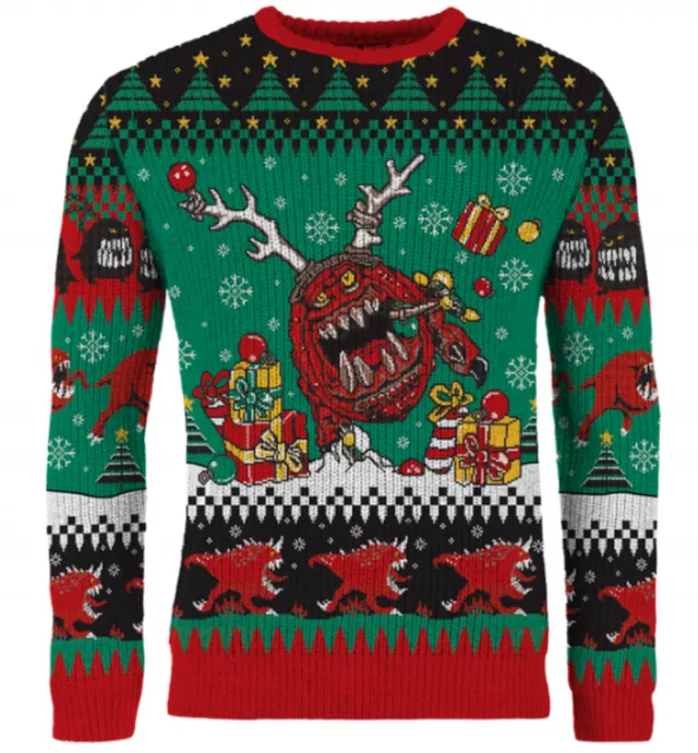 Vianočný sveter Warhammer 40,000 - Squig Christmas Jumper